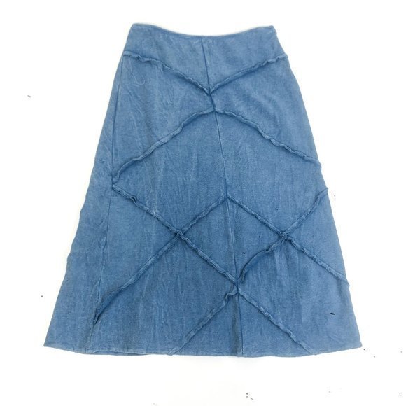 EarthBound Trading Co Cotton Knit Patchwork‎ Maxi Skirt Sz XXL - Like New! - Picture 1 of 8